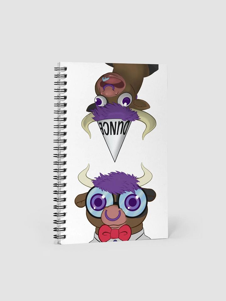 "The Duality of Bull" Spiral Notebook product image (1)