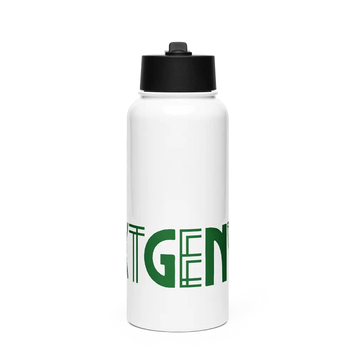 Large White and Green Next Gen Water Bottle product image (1)