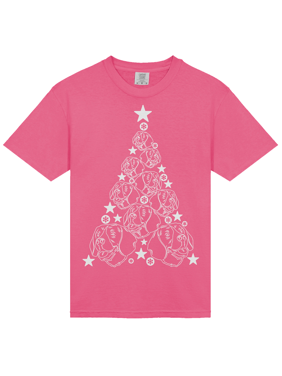 Beagle(2) Christmas Tree T-Shirt product image (43)
