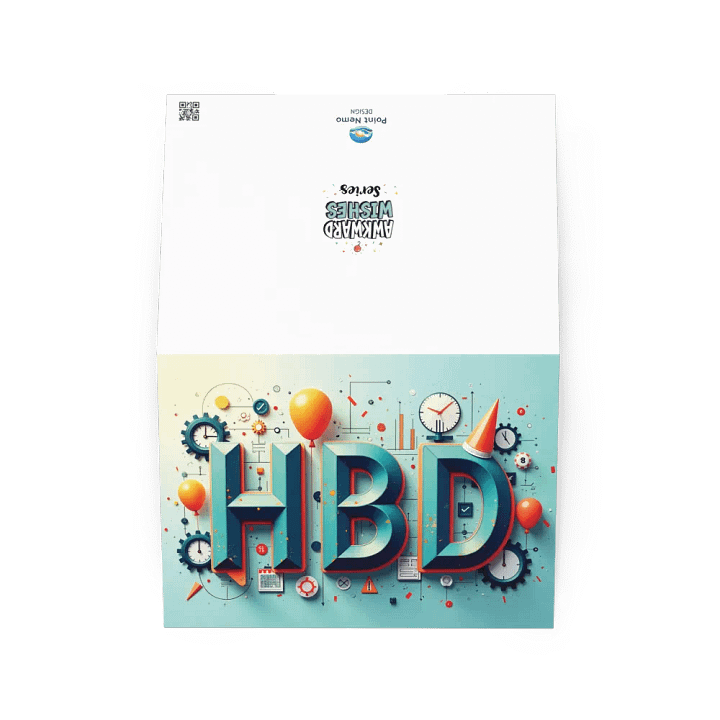 Happy birthday card for efficient people product image (2)