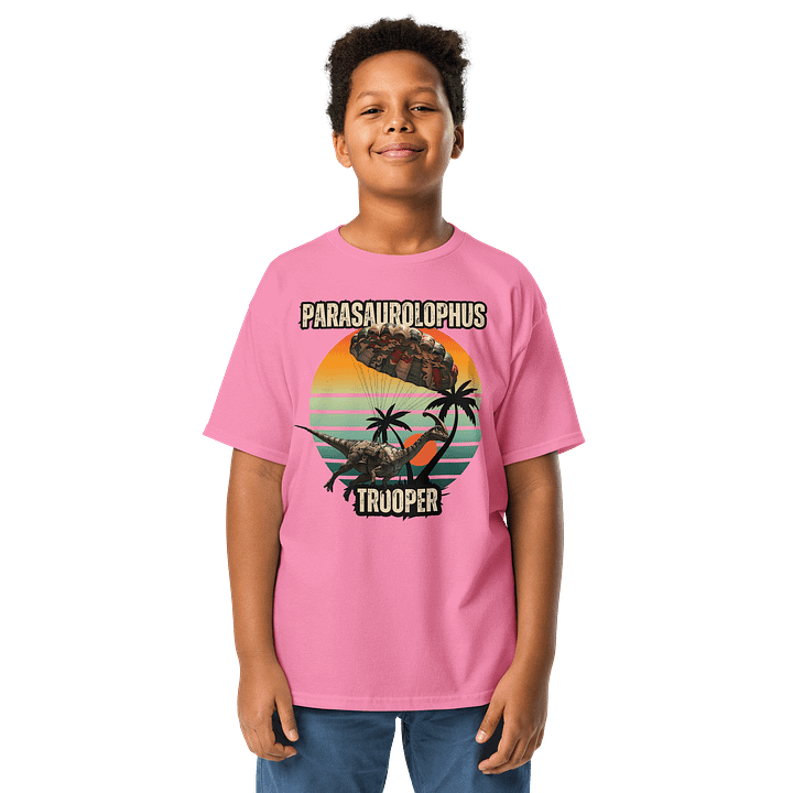 Parasaurolophus Trooper - Dinosaur Paratrooper Shirt product image (6)