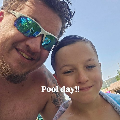 When its hot. Go to the pool. #hot #pool #getwet