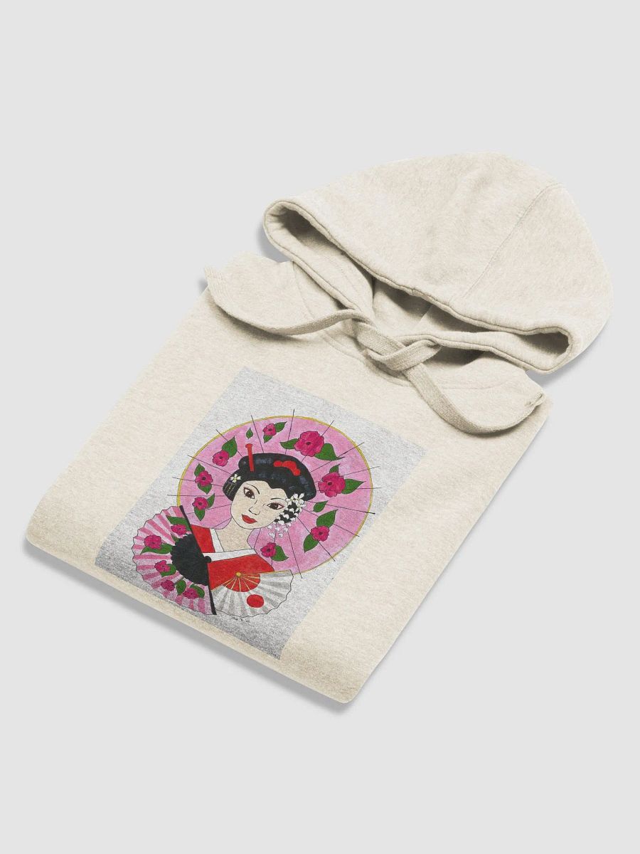 Japanese Geisha (art by Dina R.) acrylic painting - Hoodie product image (11)