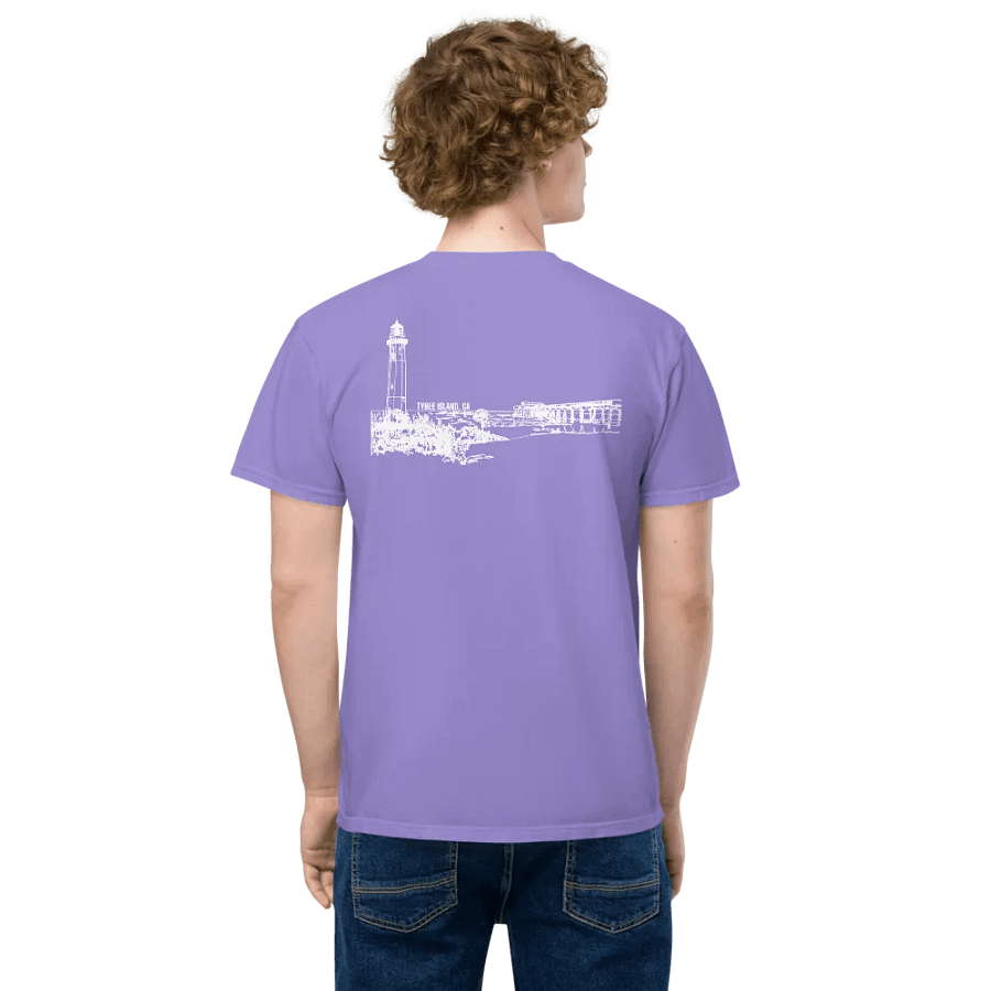 Tybee Island Comfort Color Pocket Tee product image (103)