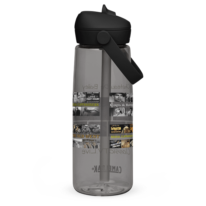 Vintage Film and TV Collage Water Bottle product image (13)