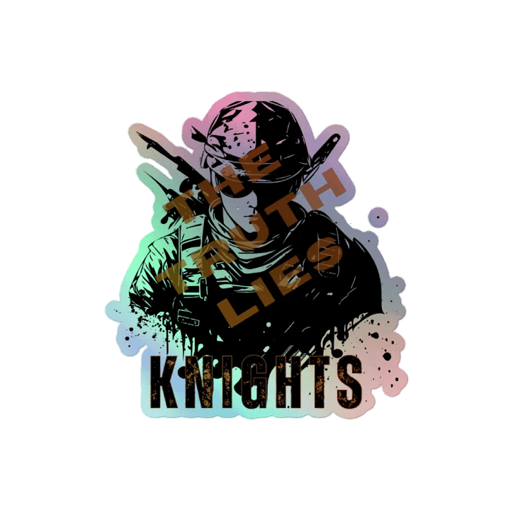 Truth Lies Knights Holographic Sticker Set product image (2)