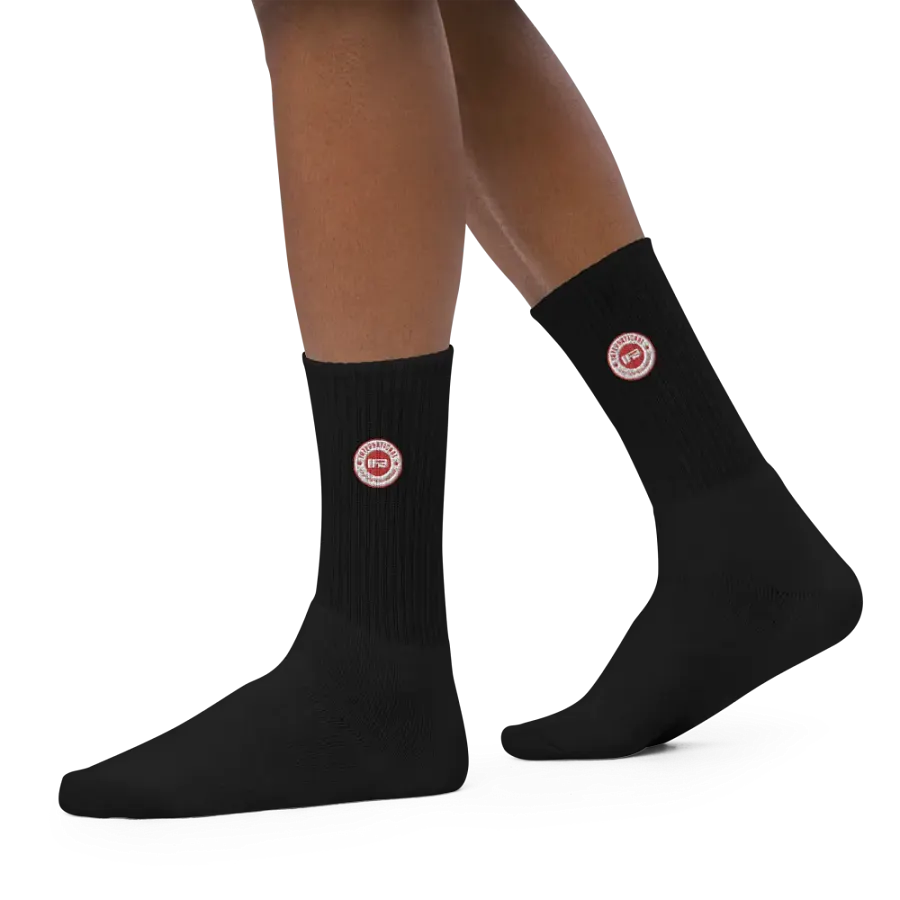 IFBNewsfeed.Org's SOCCO Embroidered Crew Socks product image (10)