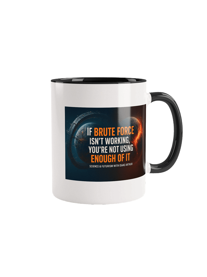 SFIA “Brute Force” Black & White Mug product image (2)