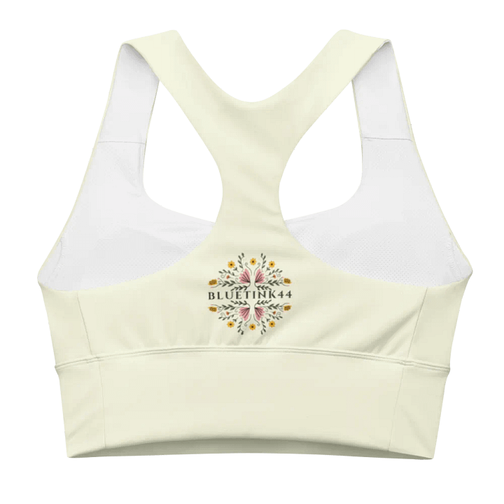 Sun-Kissed BlueTink Floral All-Over Sports Bra product image (2)