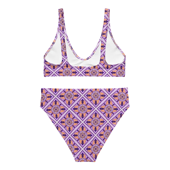 Detailed Symmetrical Pattern High Waisted Bikini product image (2)