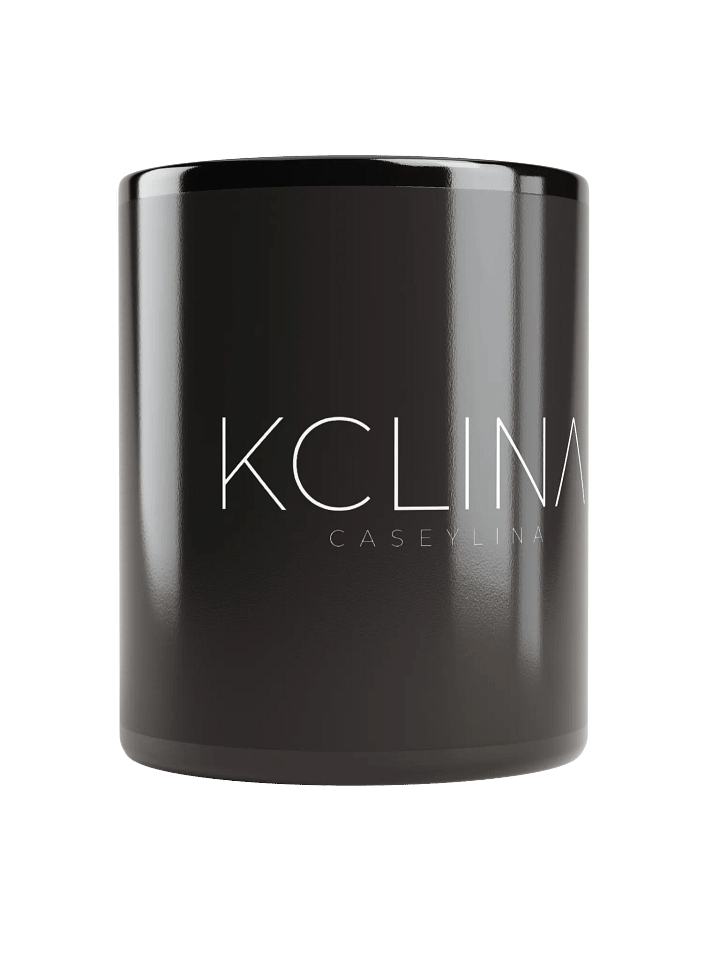Glossy black color mug - KCLINA product image (1)