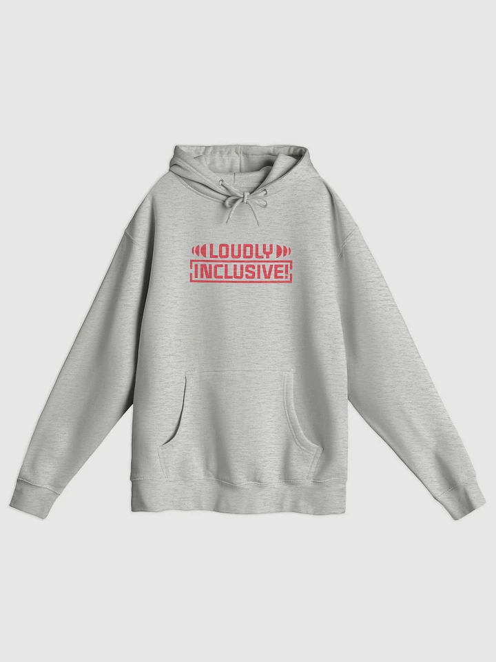 Light Hoodie with Vibrant Pink Logo product image (1)