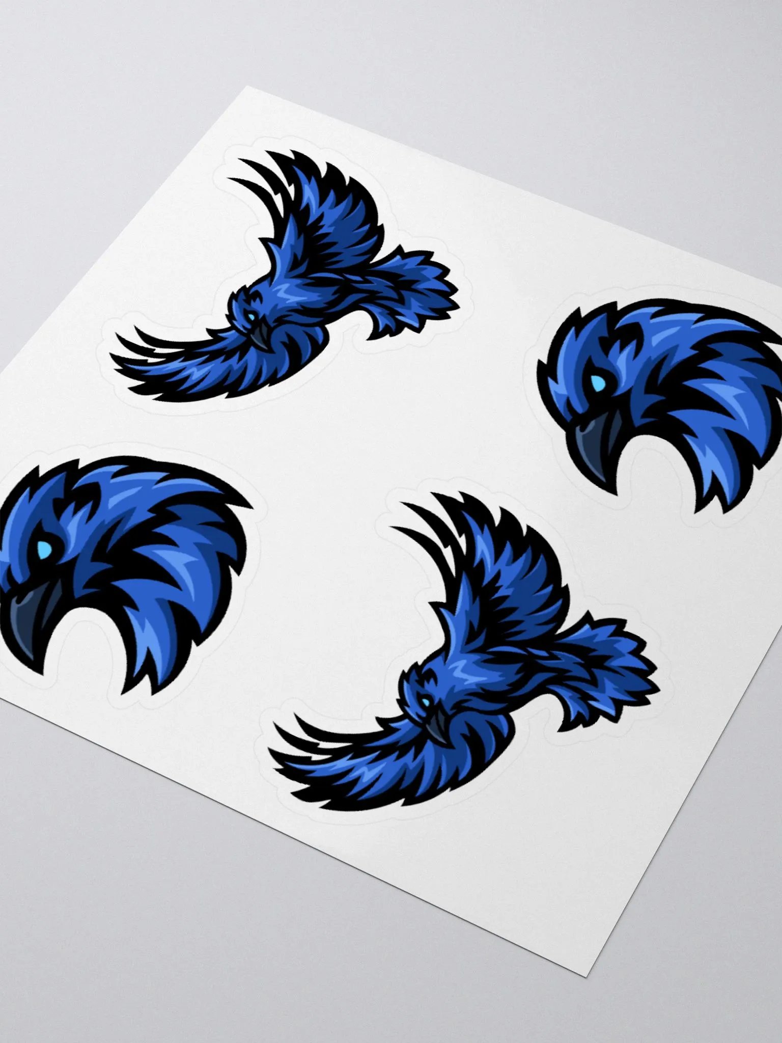 Raven Logo Kiss Cut Stickers product image (3)