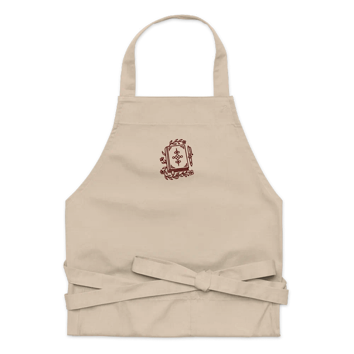 Knotted Charm Book Apron - Embroidered product image (2)