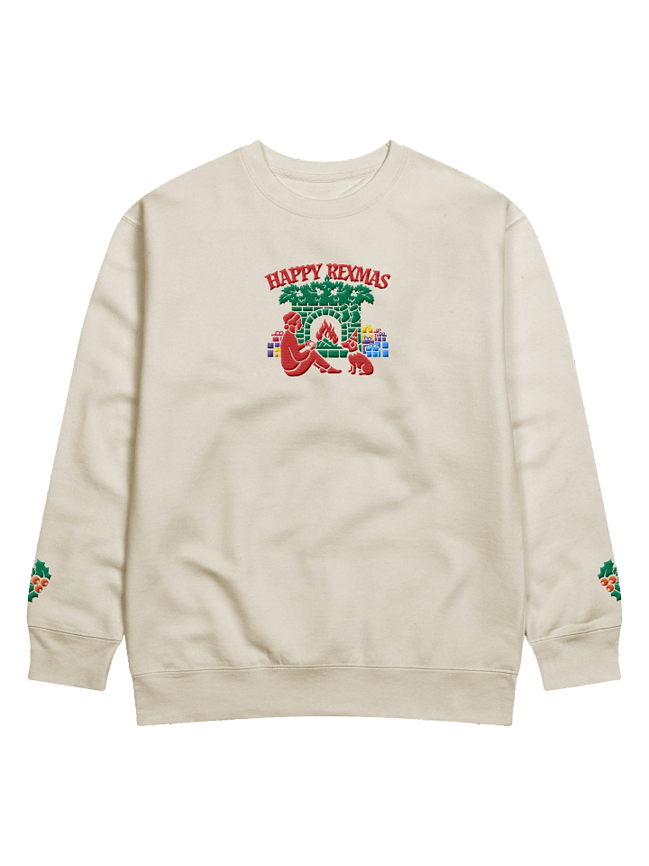 Happy ReXmas - Embroidered Christmas Jumper product image (1)