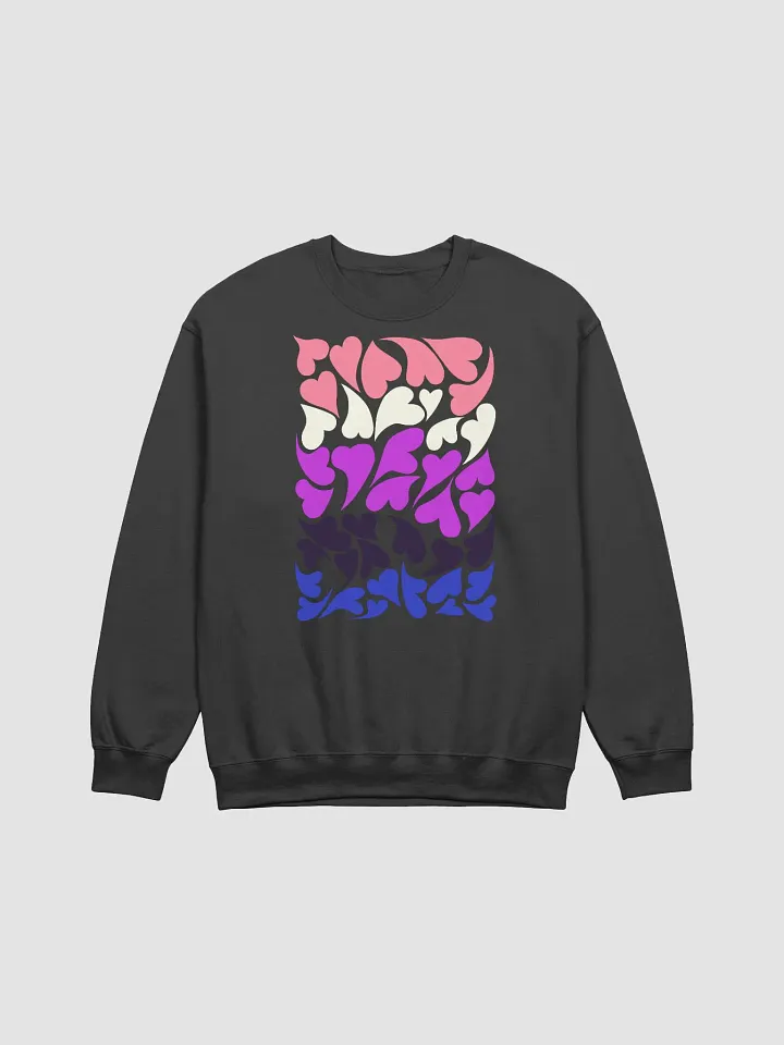 Nestled PRIDE Genderfluid Sweatshirt product image (3)