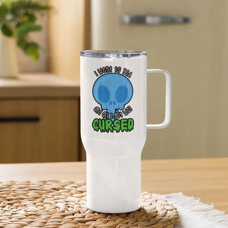 All I Got Was Cursed - Mage - Travel Mug w/Handle product image (11)