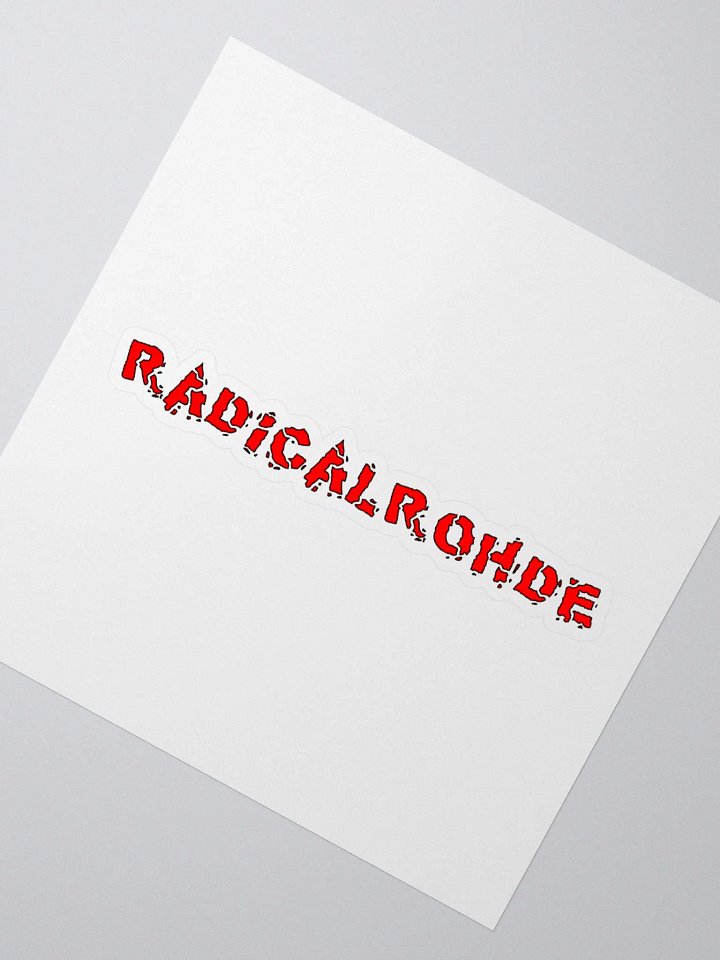 RadRohde Name Sticker product image (6)