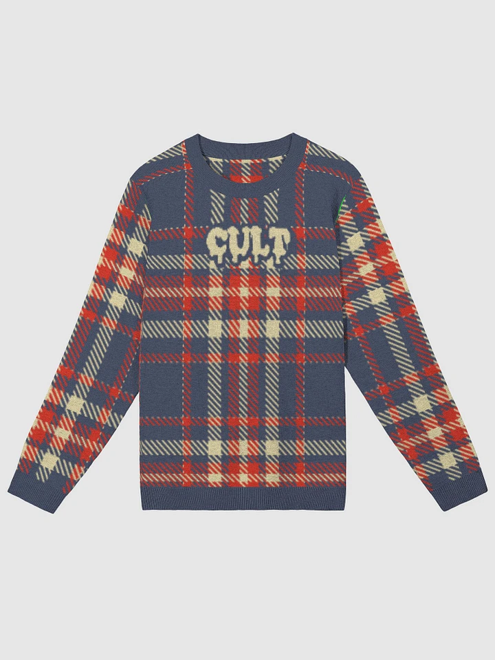 CULT PLAID KNITTED SWEATER product image (5)