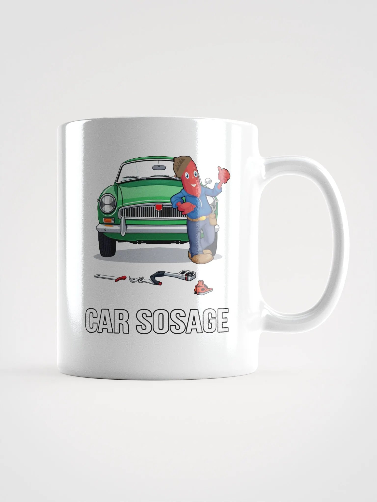 Car Sosage 1002 - White Glossy Mug product image (1)