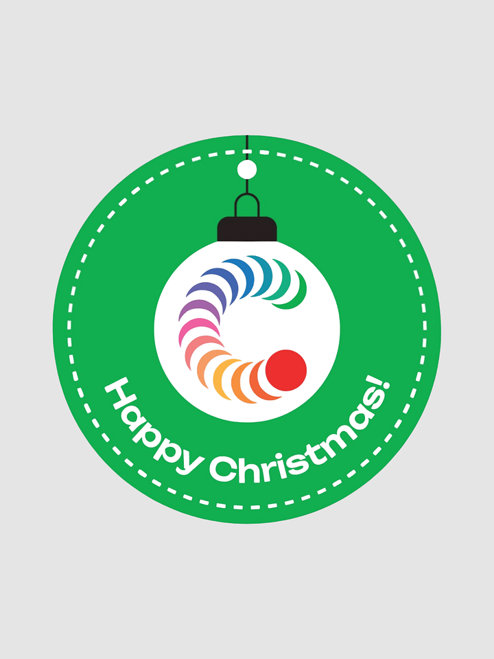 Cure Cancer | Green Xmas Gift Tag $5 product image (1)