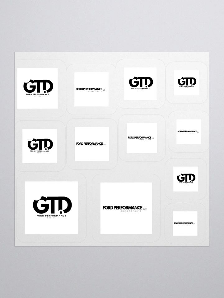 GTD Logo Kiss Cut Stickers product image (2)
