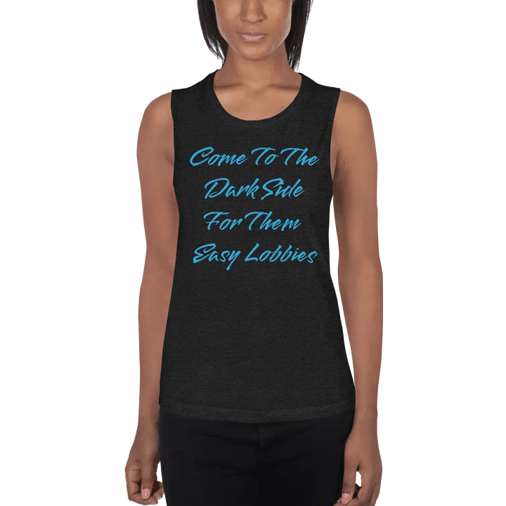 Glitchy Message Flowy Muscle Tank product image (1)