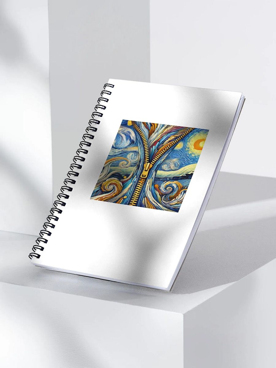 📔 Rolling Stones – Sticky Fingers Van Gogh-Inspired Spiral Journal product image (3)