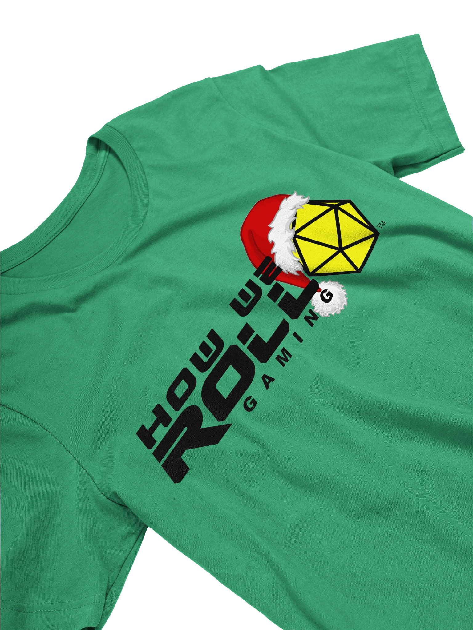 How We Roll Gaming Santa Hat T-shirt product image (3)