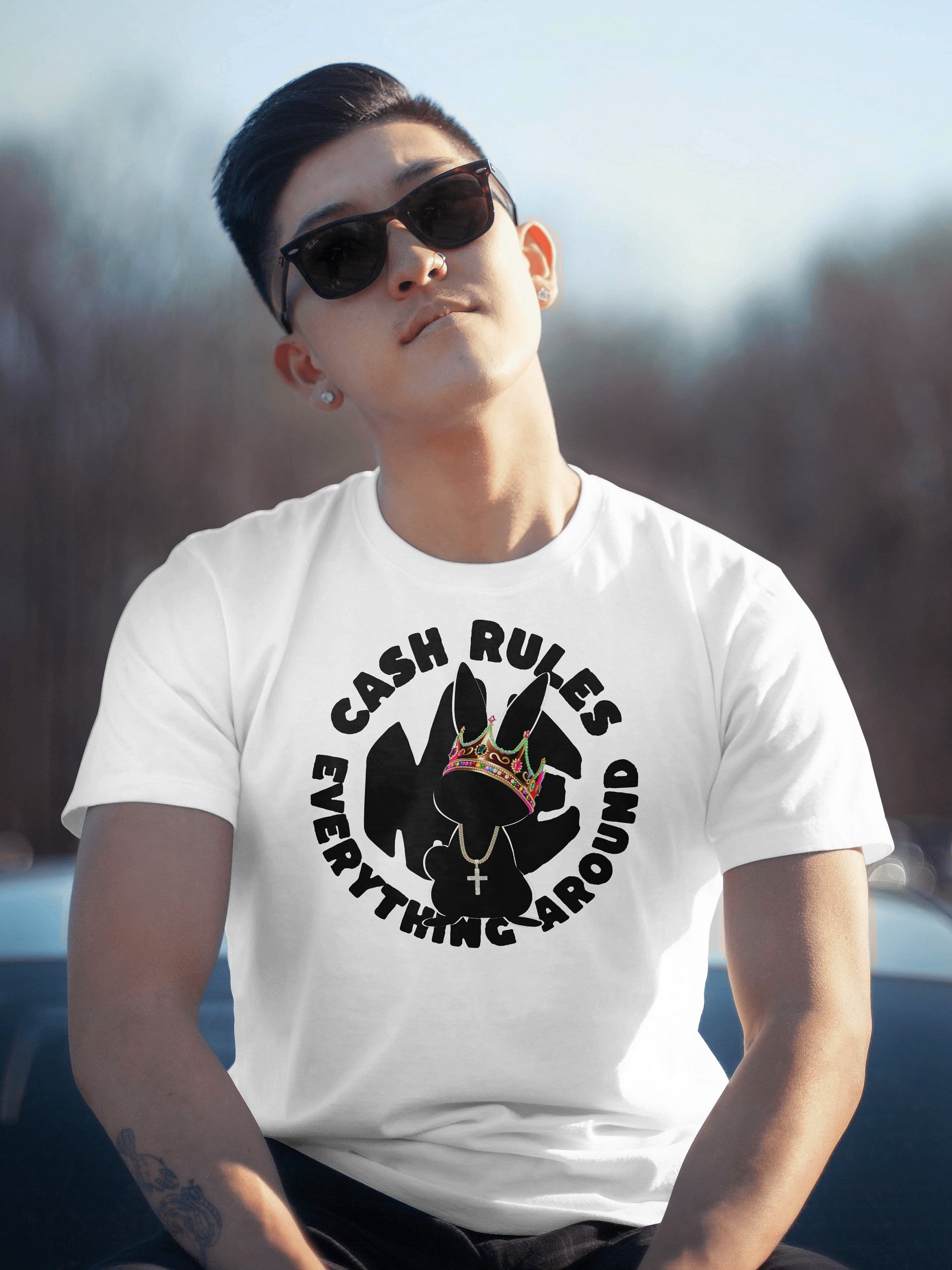 Big Hoppa in C.R.E.A.M tee (white/gray) product image (5)