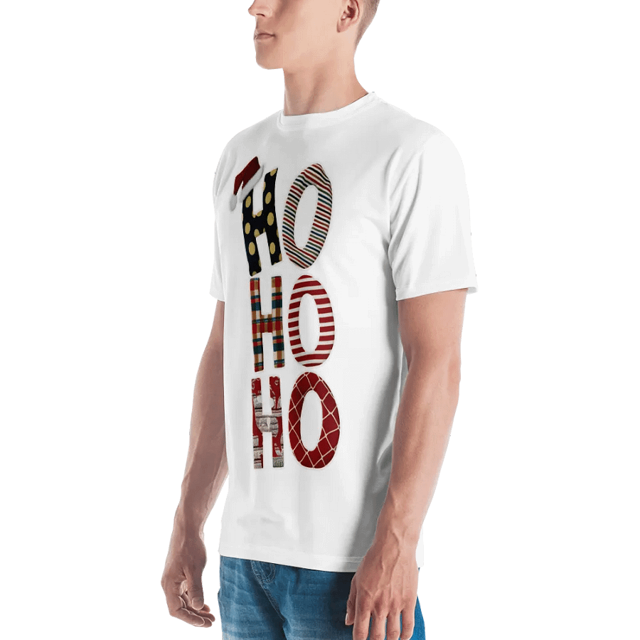HO HO HO Text T Shirt product image (5)
