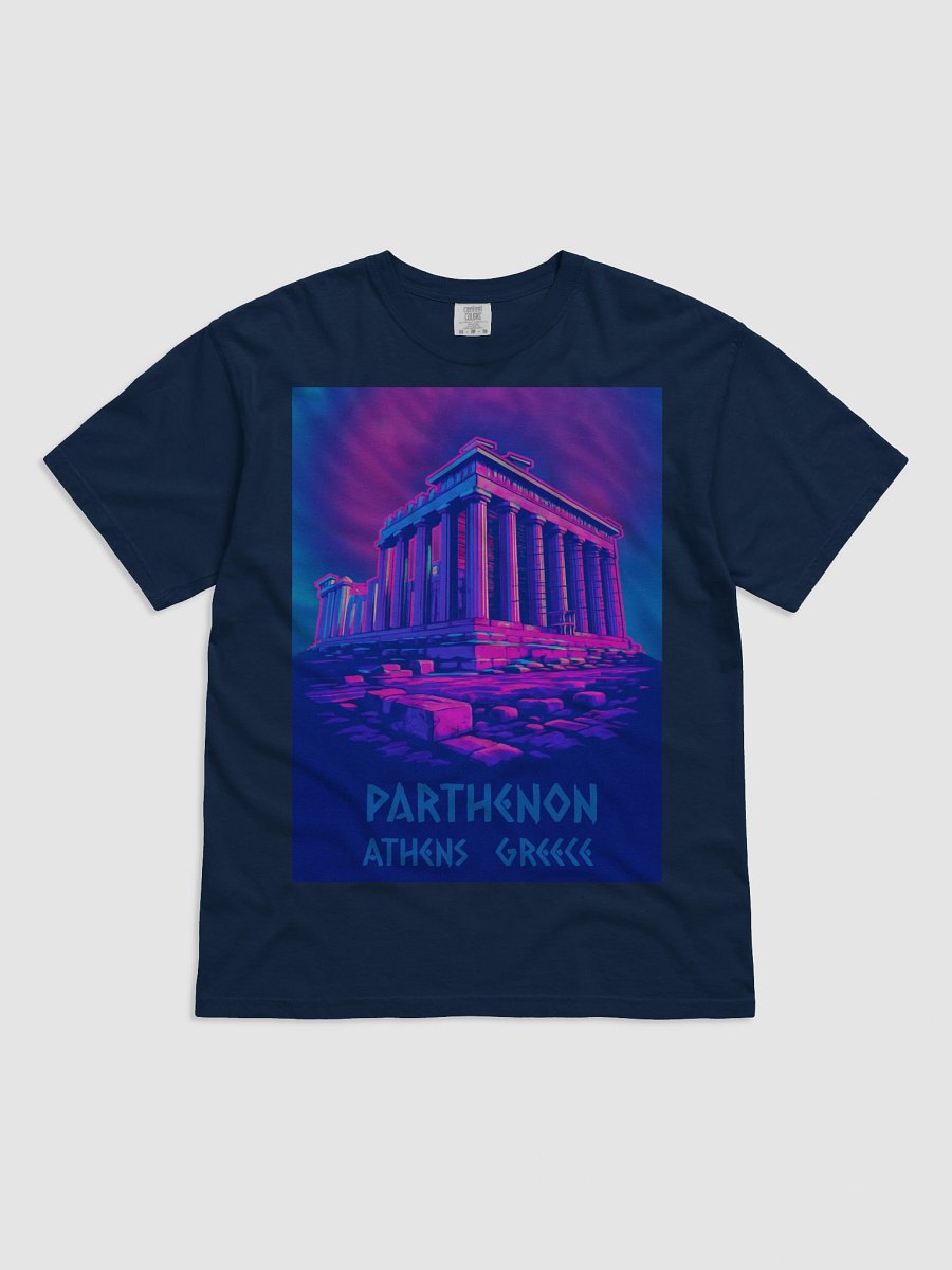 Neon Chill Wave Parthenon Athens T-Shirt product image (6)