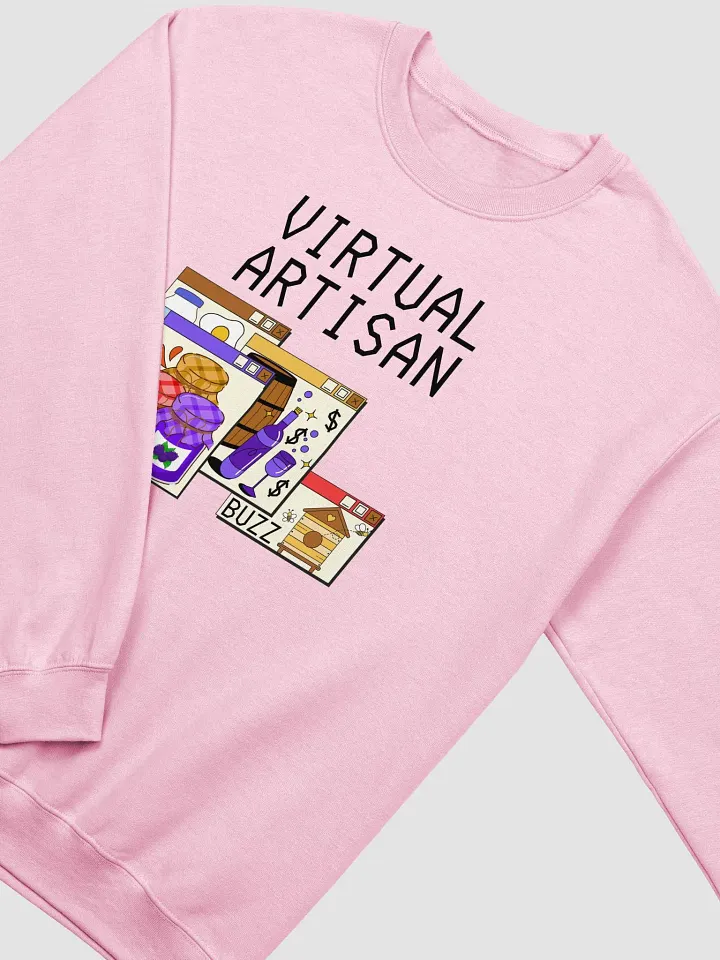 Virtual Artisan Sweatshirt - Black Text product image (13)