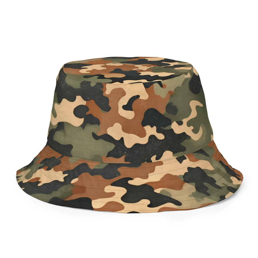 Versatile Camo Reversible Bucket Hat product image (7)