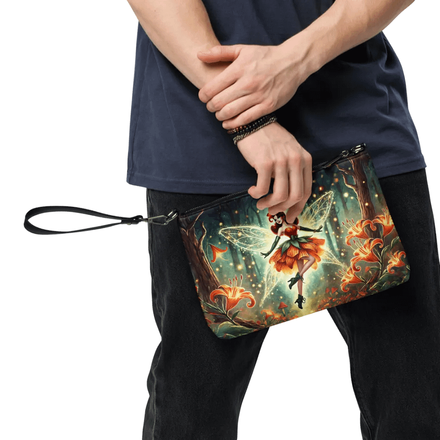 Enchanted Orange Lily Fairy Crossbody Bag - Fairytale Purse product image (8)