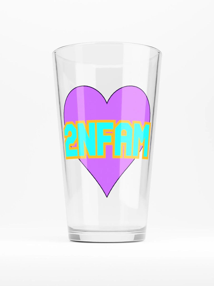 2NFAM HEART PINT GLASS product image (1)