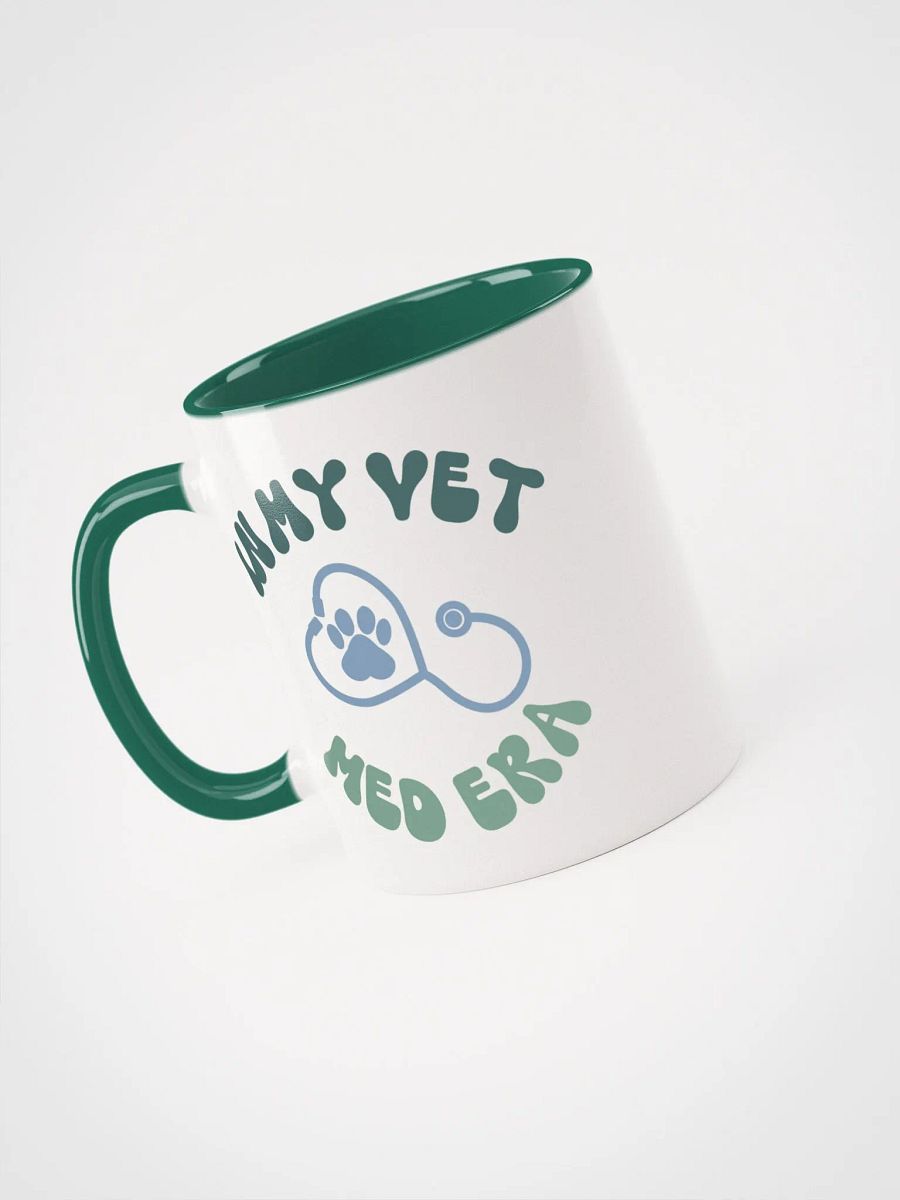 "In my vet med era" Ceramic Mug with color inside product image (2)