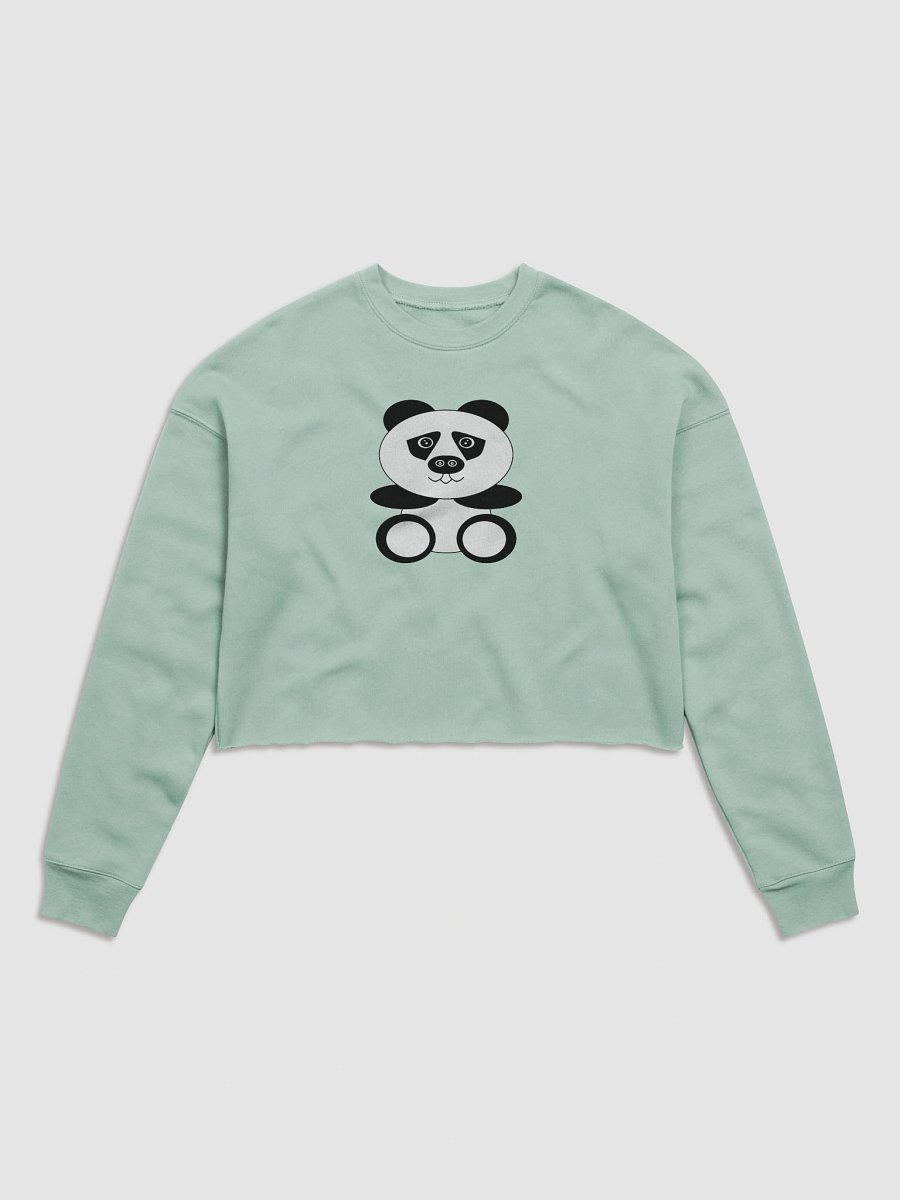 Panda Power Women's Fleece Crop Sweatshirt product image (25)
