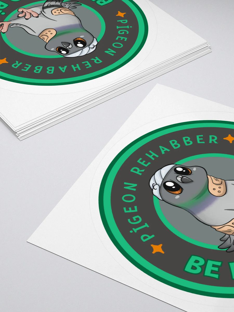 Pigeon Rehabber Kiss Cut Sticker product image (8)