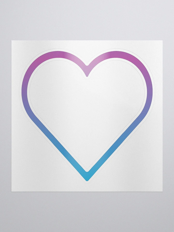 Outline Heart Sticker product image (1)