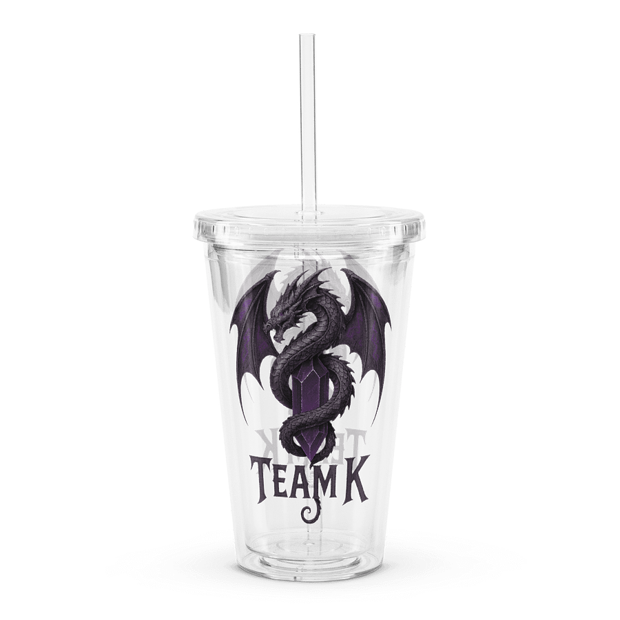 Team K V-4 Clear Plastic Tumbler product image (1)