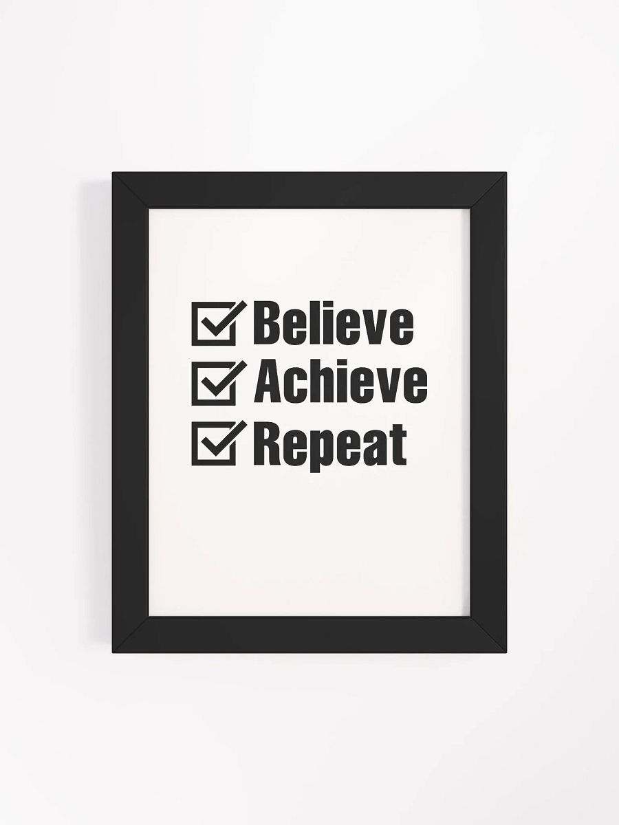 Believe, Achieve, Repeat - Poster product image (4)