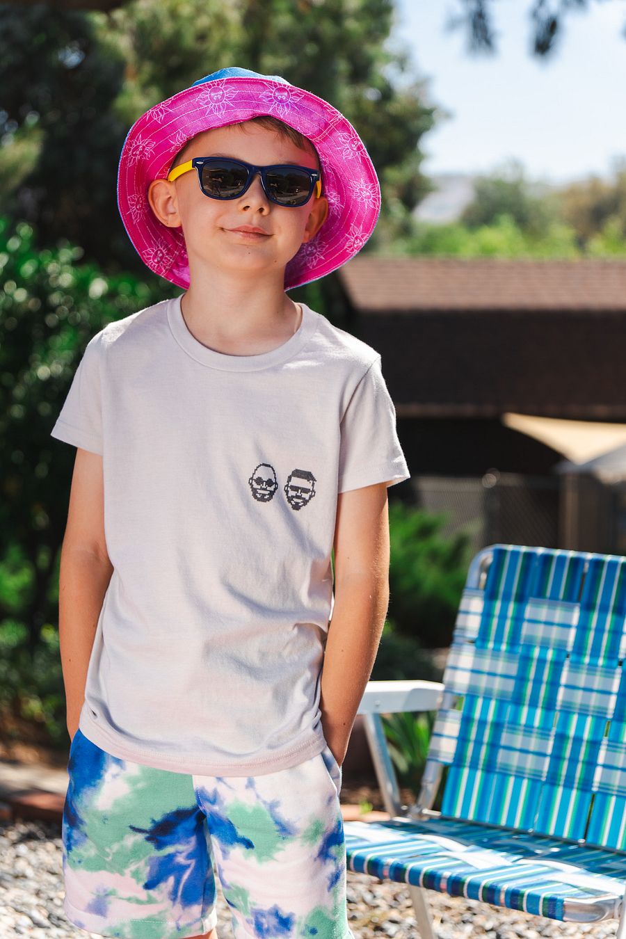 Kids Summer Gamer Boys Tee (Monochrome) product image (1)