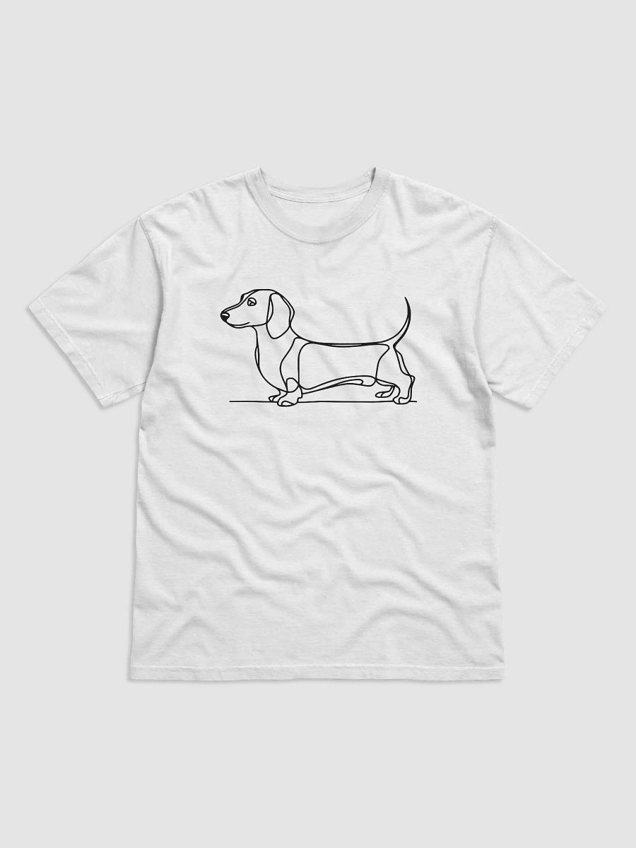 Dachshund Lover's T-Shirt with Minimalistic Line Art Design product image (17)