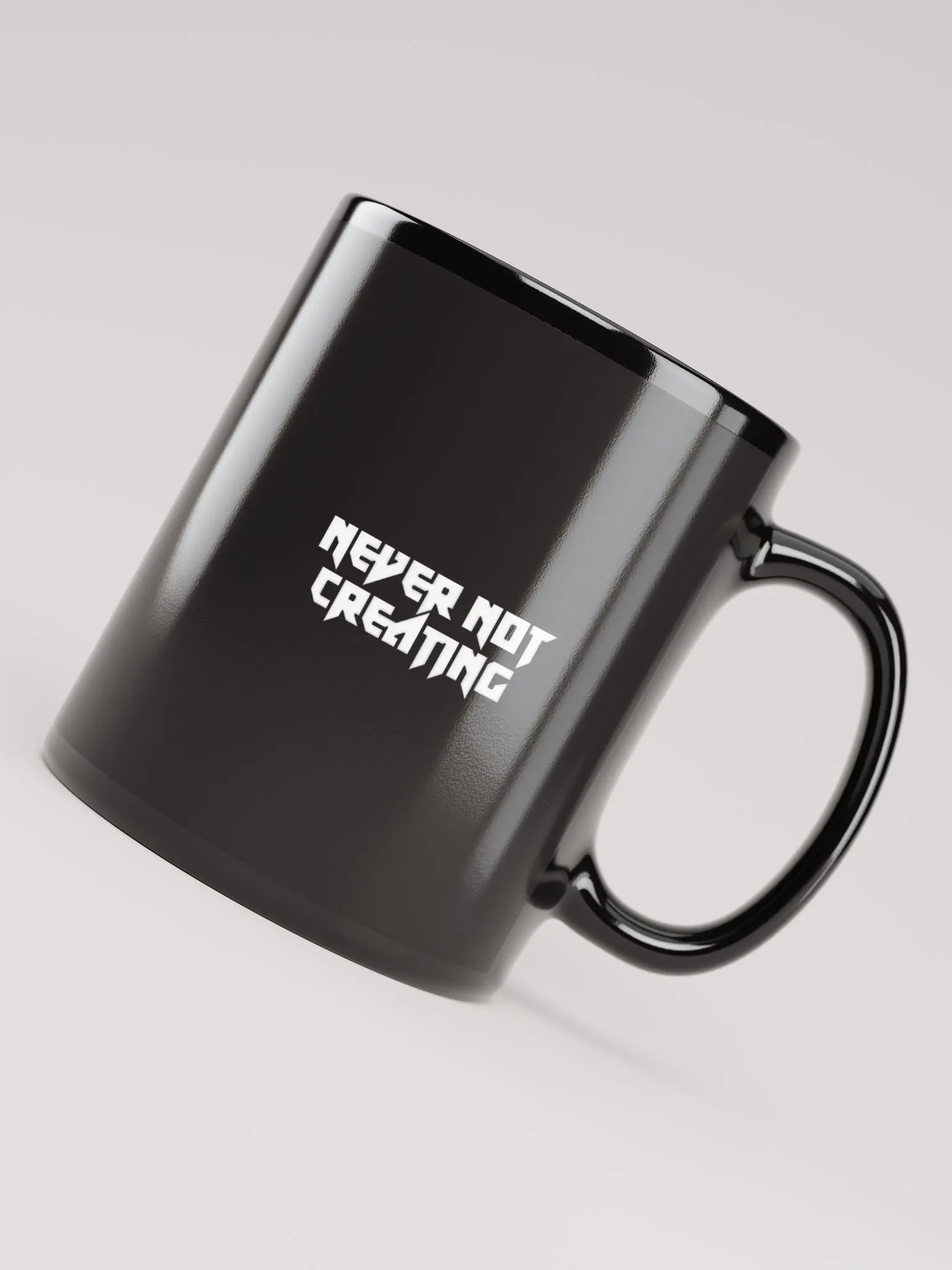 Never Not Creating Mug (Black) product image (4)