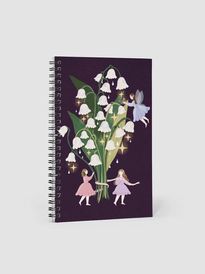 The Blooming of Lily of the Valley Spiral Notebook product image (1)