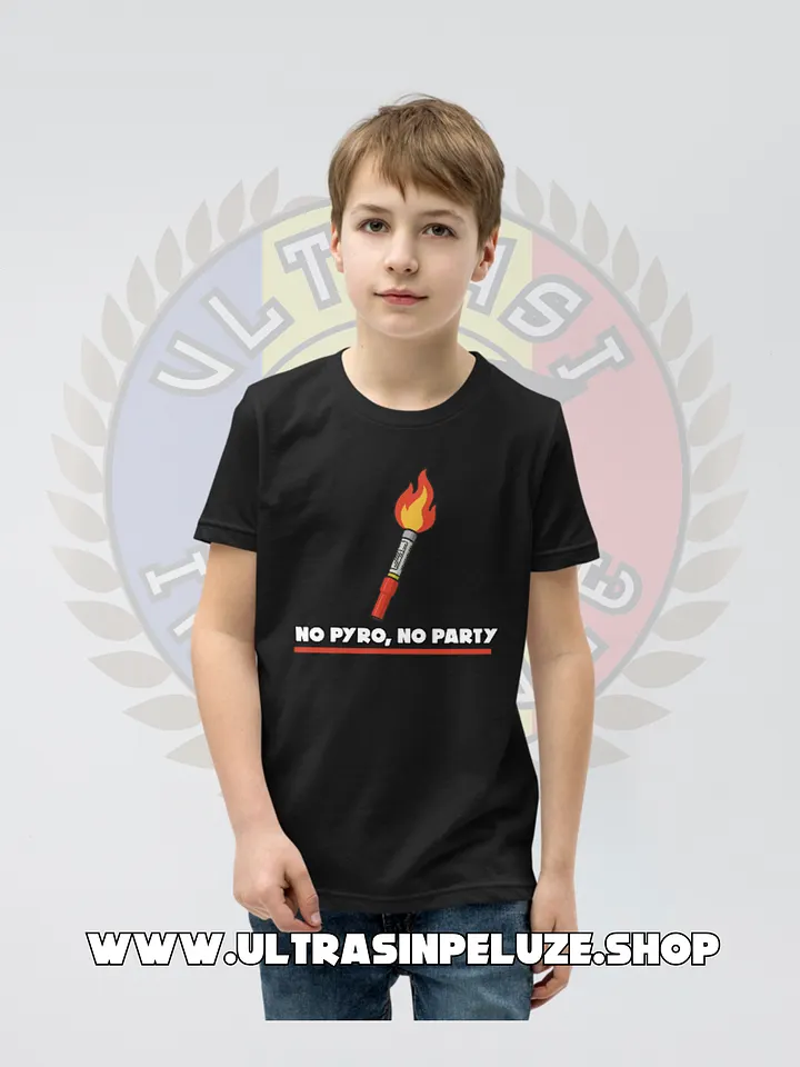 Tricou Copii No Pyro No Party product image (1)