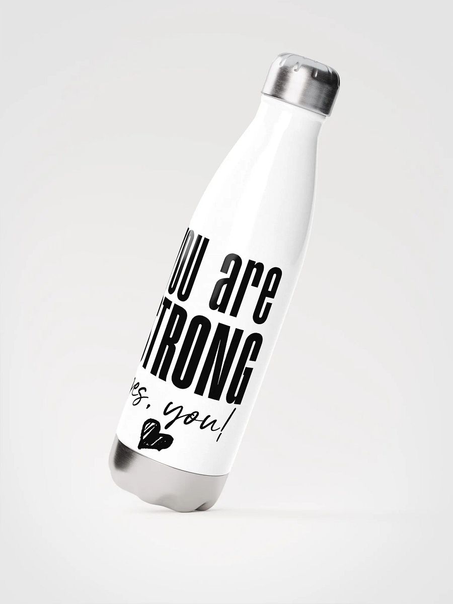 You are Strong Stainless Steel Bottle - white product image (2)
