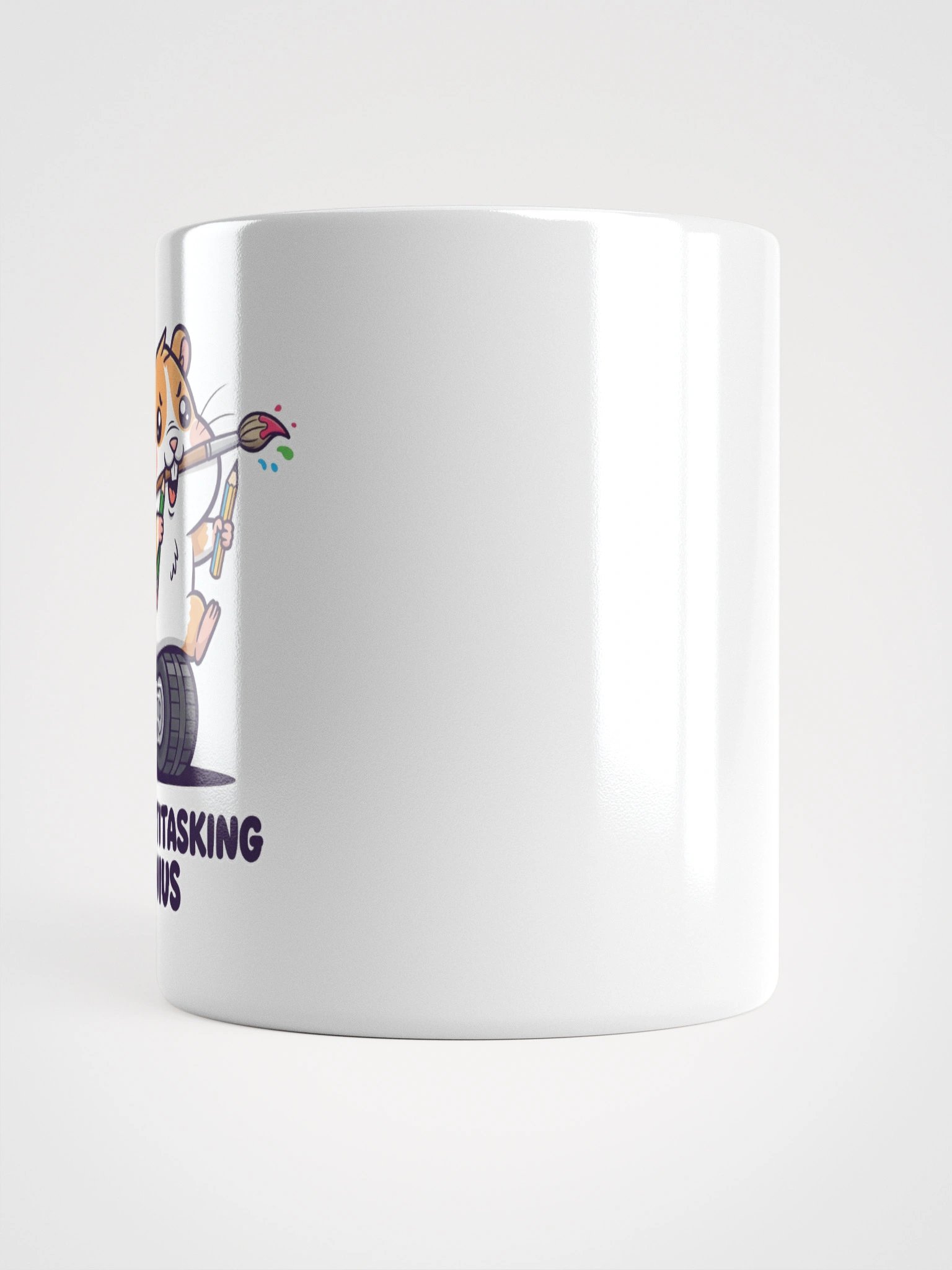 Hyper Hamster White Glossy Mug product image (6)