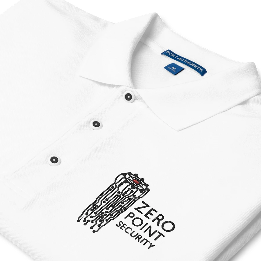 Zero-Point Polo Shirt (White) product image (9)